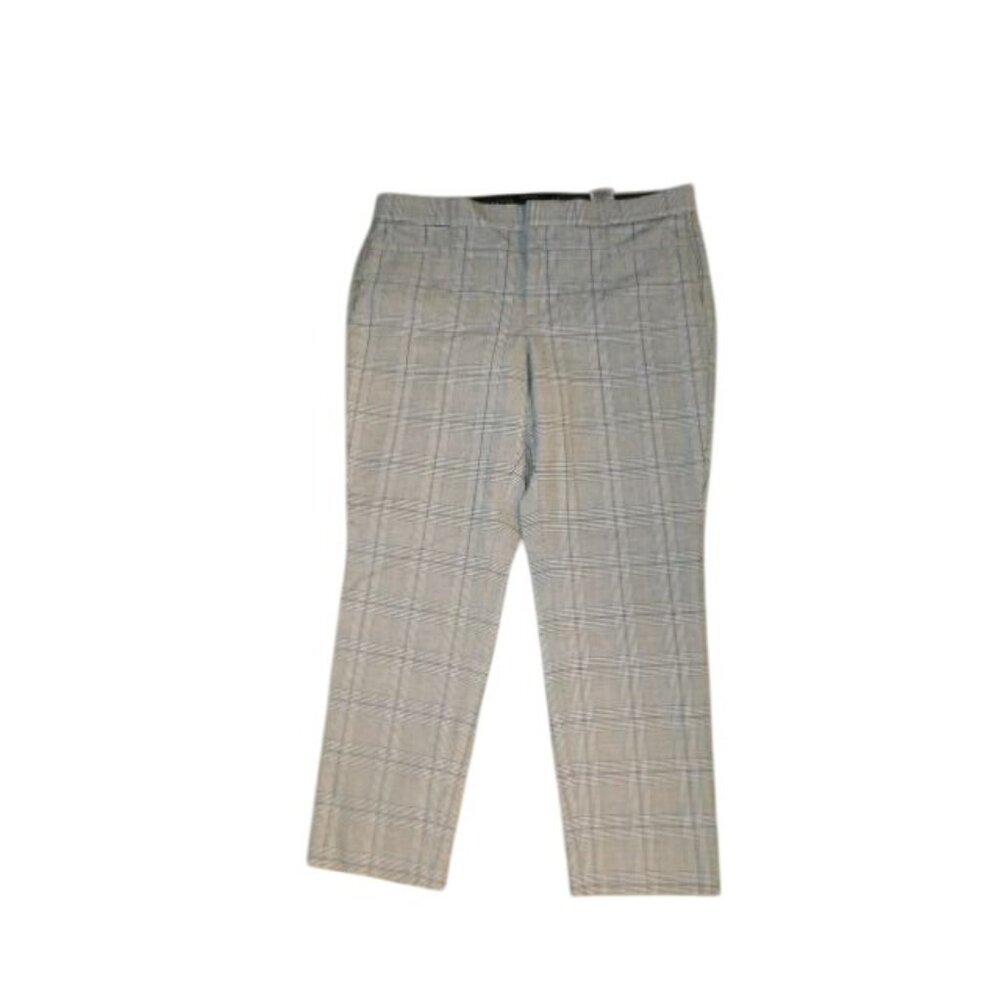 Banana Republic Size 14  STRETCH Plaid Sloan Pants Work Career